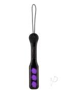 Punishment Paddle Lips - Black/purple