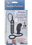 Dr. Kaplan 10 Function Prostate Silicone Massager With Cockring Black 3 Inch
