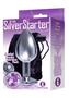 The 9`s - The Silver Starter Bejeweled Stainless Steel Plug - Violet